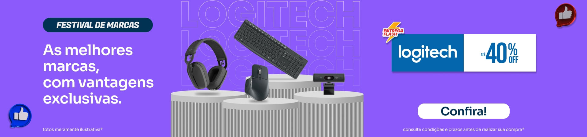 Banner Desk - Logitech